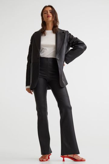 10 Leather-Pant Outfits That Are So Chic | Who What Wear
