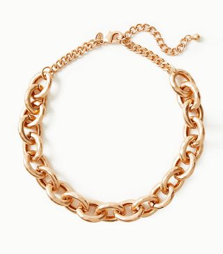 M&S + Dented Chain Necklace