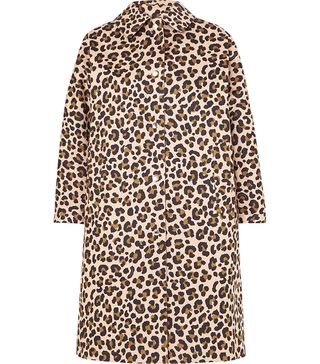 Mackintosh + Fairlie Leopard-Print Bonded Cotton Coat