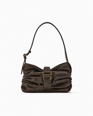 Zara + Buckle Shoulder Bag