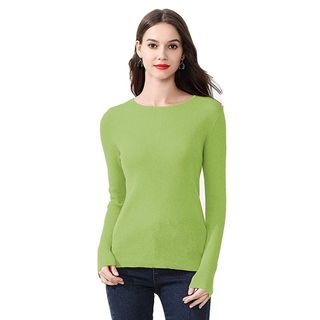 Sseary + Crewneck Wool Cashmere Sweater