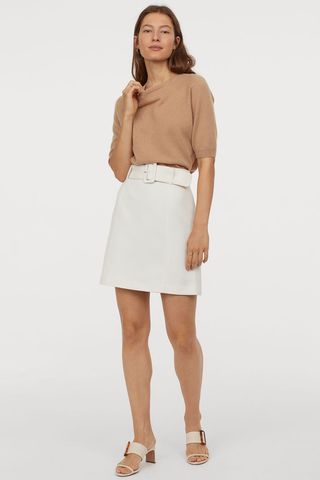 H&M + Skirt with Belt