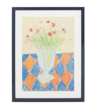 Frances Costello + Vase Series Framed Original Drawing