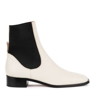 ATP Atelier + Vernazza 30 Off-White Leather Chelsea Boots