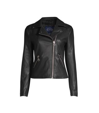 Scoop + Vegan Leather Biker Jacket