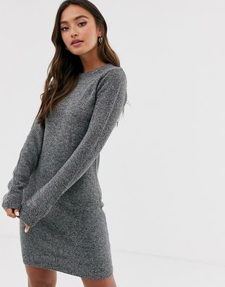 ASOS + Round Neck Sweater Dress