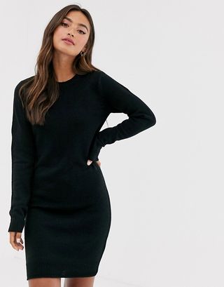 ASOS + Round Neck Sweater Dress