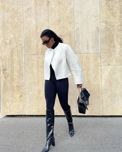 10 Knee-High Boot Outfits That Always Look So Chic | Who What Wear