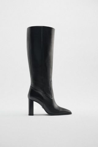 Zara + Knee-High Boots