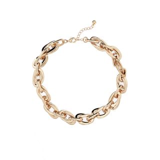 Halogen + Double Link Collar Necklace