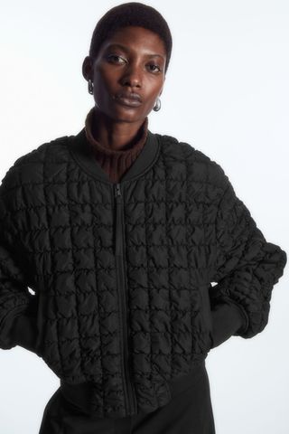 COS + Quilted Bomber Jacket