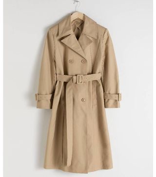 & Other Stories + Belted A-Line Trenchcoat