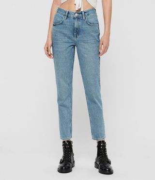 AllSaints + Brooke High-Rise Straight Jeans