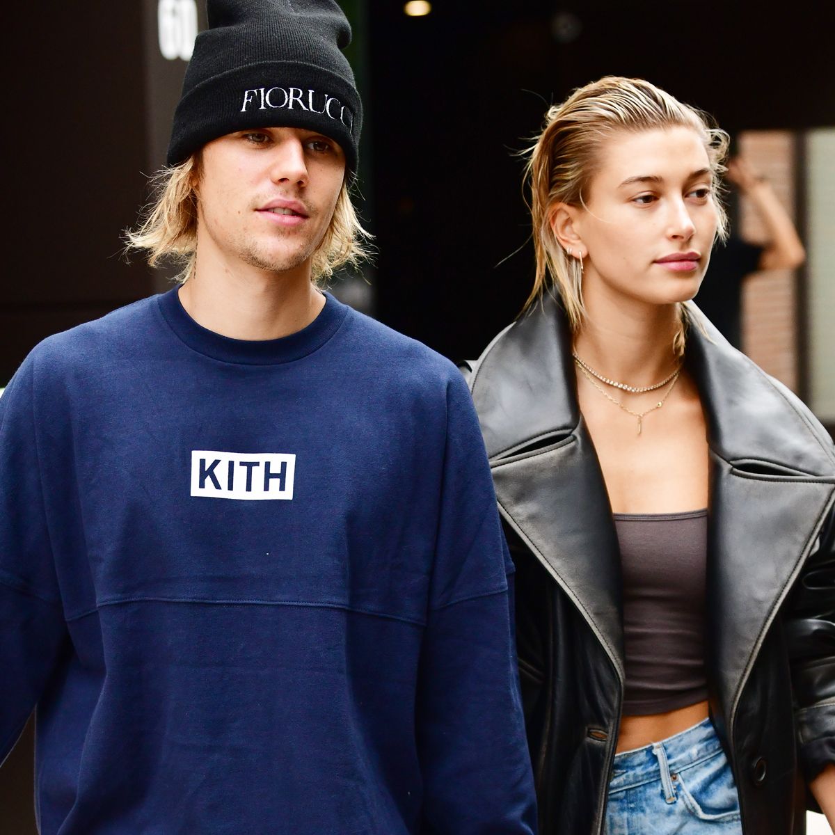 Hailey Bieber's Striking Wedding Dress Is Very Meghan Markle Who What