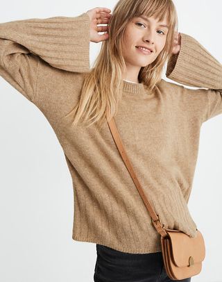 Madewell + Ayres Wide-Sleeve Pullover Sweater
