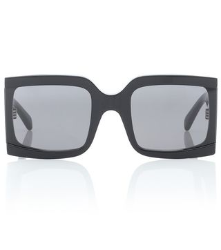 Celine Eyewear + Square Acetate Sunglasses