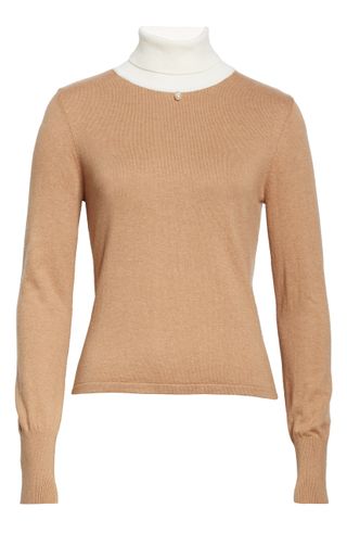 Staud + Urchin Contrast Turtleneck Sweater