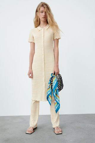 Zara + Rib Polo Dress