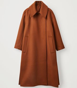 COS + Wool Coat With Oversized Collar