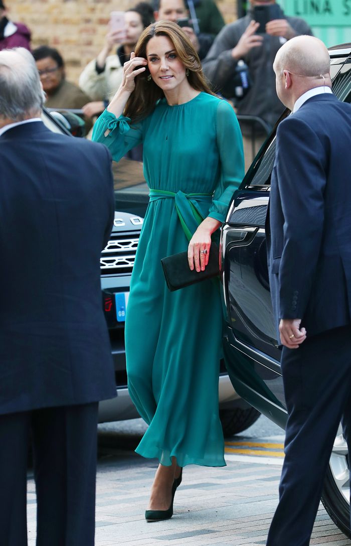 Kate Middleton Just Wore the Coolest Green Dress | Who What Wear