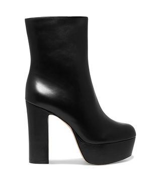 Cult Gaia + Kira Leather Platform Ankle Boot