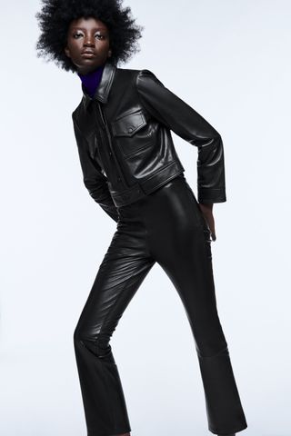 Zara + Leather Jacket Limited Edition
