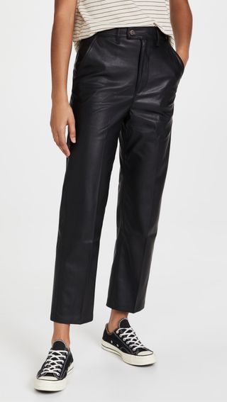 Levi's + Math Club Faux Leather Slacks