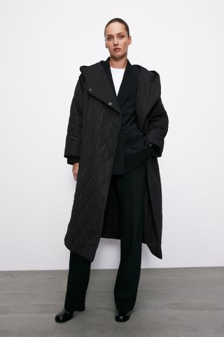 Zara + Long Puffer Coat