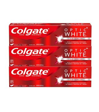 Colgate + Optic White Whitening Toothpaste, Sparkling White
