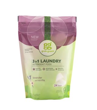 Grab Green + Natural 3 in 1 Laundry Detergent Powder Pods