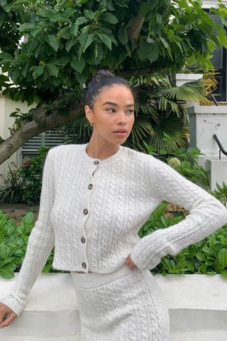 Urban Outfitters + Cable Knit Cardigan