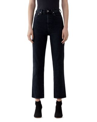 Agolde + Pinch High-Rise Kick-Flare Jeans in Realm