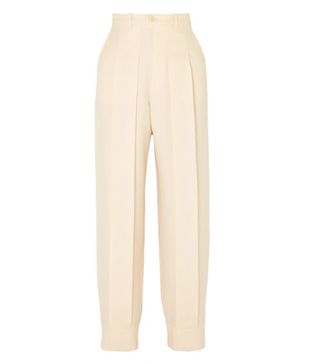 Gucci + Pleated Wool Tapered Pants
