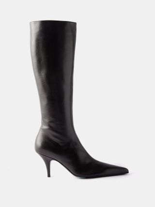 The Row + Sling Leather Knee-High Boots