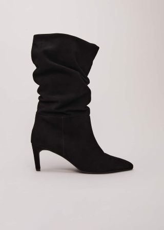 Phase Eight + Black Suede Boots