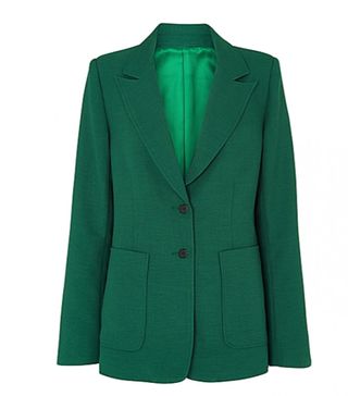 Kitri + Holly Green Tailored Jacket