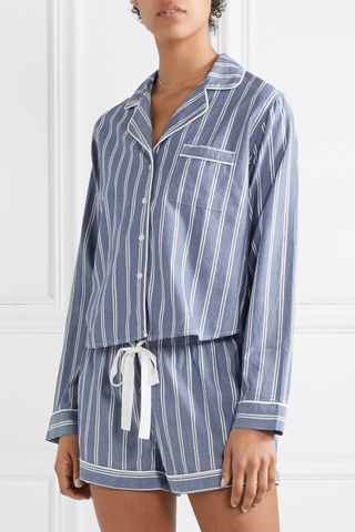 Rails + Striped poplin pajama set