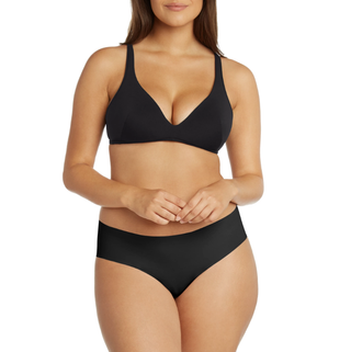 The Kit + Molded Soft Plunge Bra in Onyx
