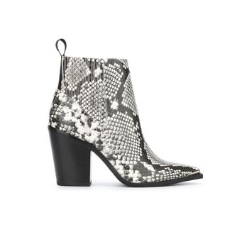 Kenneth Cole + West Side Snake-Print Booties