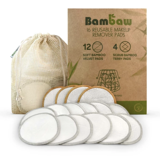 Bambaw + Natural Reusable Makeup Remover Pads
