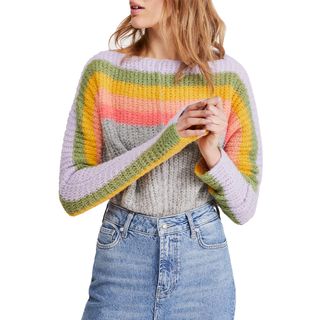 Free People + See the Rainbow Sweater