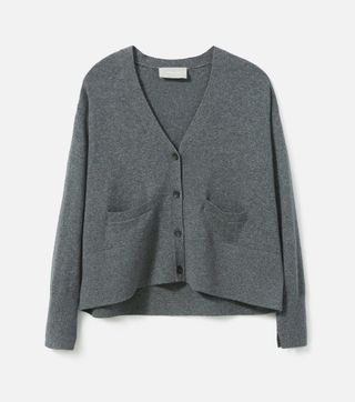 Everlane + The Cashmere Square V-Neck Cardigan