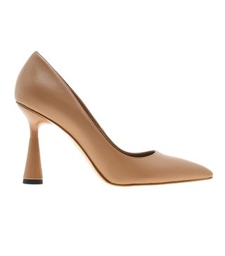 Charles & Keith + Sculputral Heel Pointed Toe Court Shoes