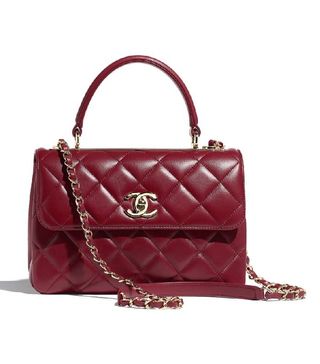Chanel + Small Flap Bag With Top Handle