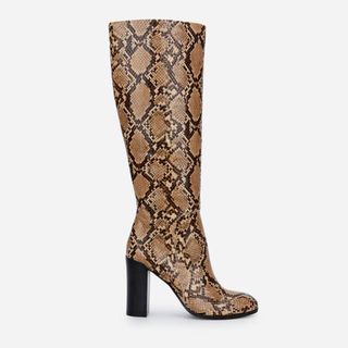 Kenneth Cole + Justin Snake-Print Knee-High Boots