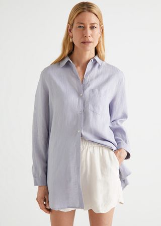 
Other Stories + Oversized Linen Shirt