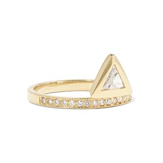 Jacquie Aiche + 14-karat gold diamond ring