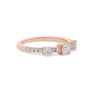 Anita Ko + Collins 18-Karat Rose Gold Diamond Ring