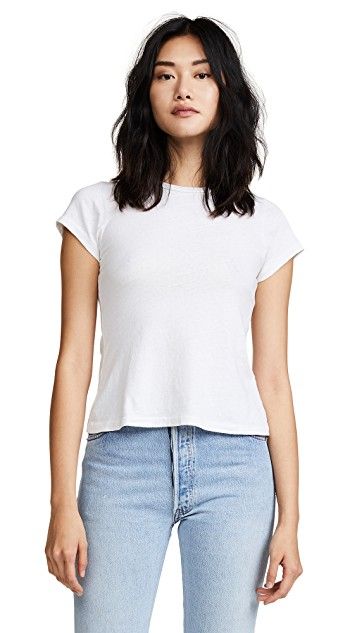 6 Plain White Tees Celebrities Swear By | Who What Wear