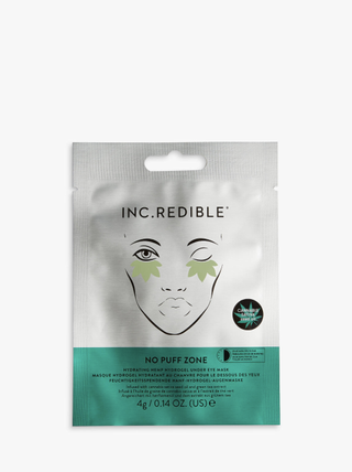Inc.redible + No Puff Zone Hydrating Hemp Under Eye Mask